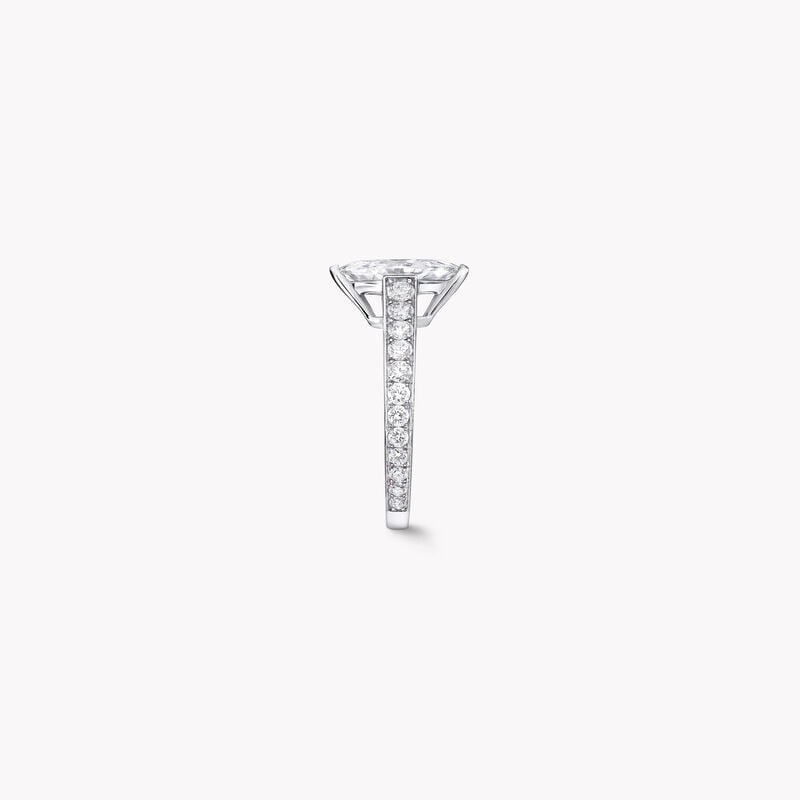 Flame Marquise Cut Diamond Engagement Ring