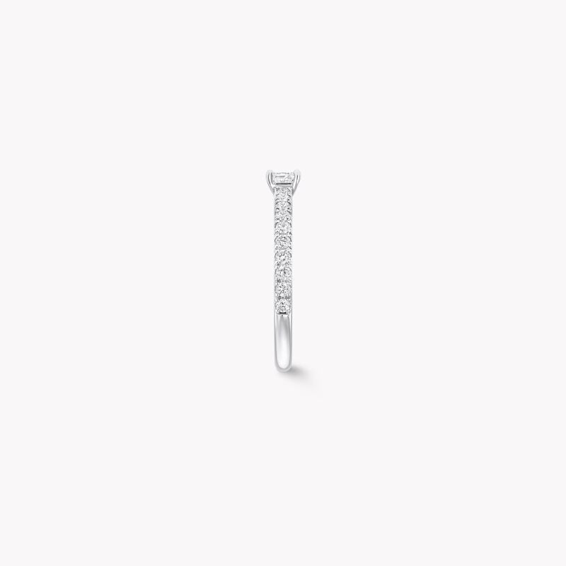 Foufou Horizontal Emerald Cut Diamond Ring