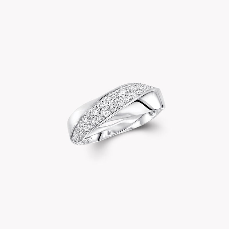 Spiral Diamond Ring