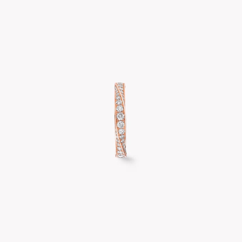 스파이럴 파베 다이아몬드 밴드