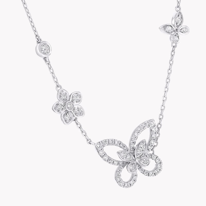 Butterfly Diamond Pendant