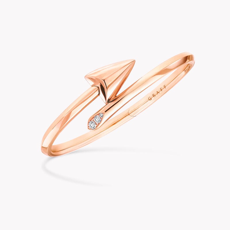Follow Me Diamond Accent Bangle