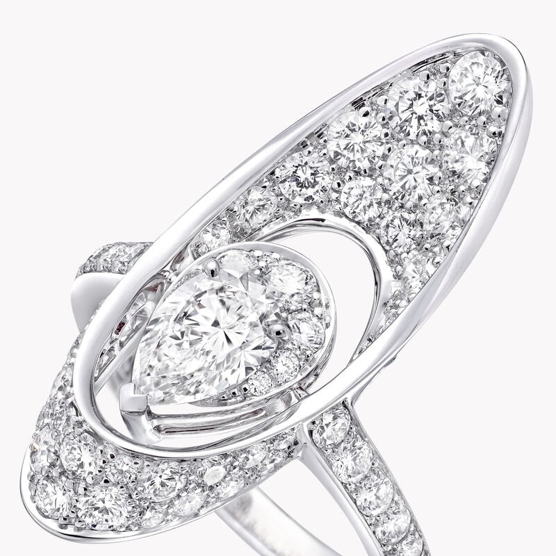 Graff Gateway Pear Shape Diamond Ring