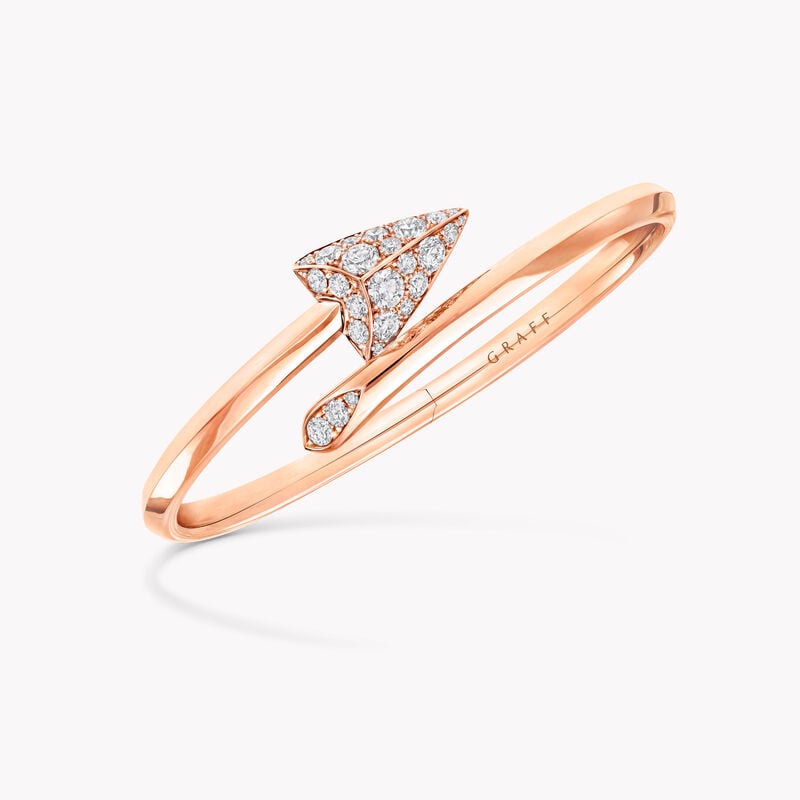 Follow Me Pav&eacute; Diamond Accent Bangle