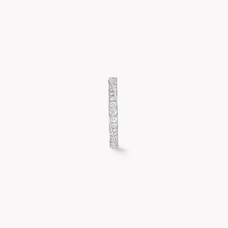Spiral Pav&eacute; Diamond Band
