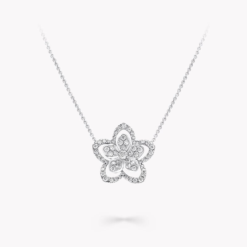 Wild Flower Large Diamond Pendant
