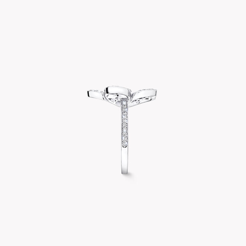 Wild Flower Large Pav&eacute; Diamond Ring