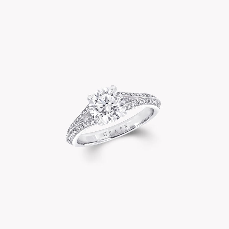 Bague de fian&ccedil;ailles ronde en diamants Legacy