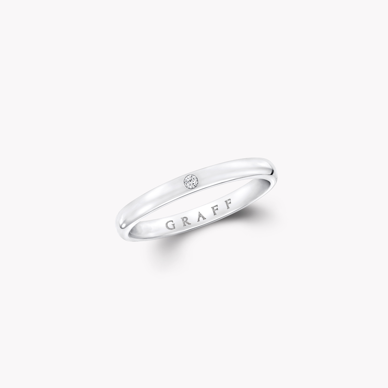 D Shape Wedding Band 