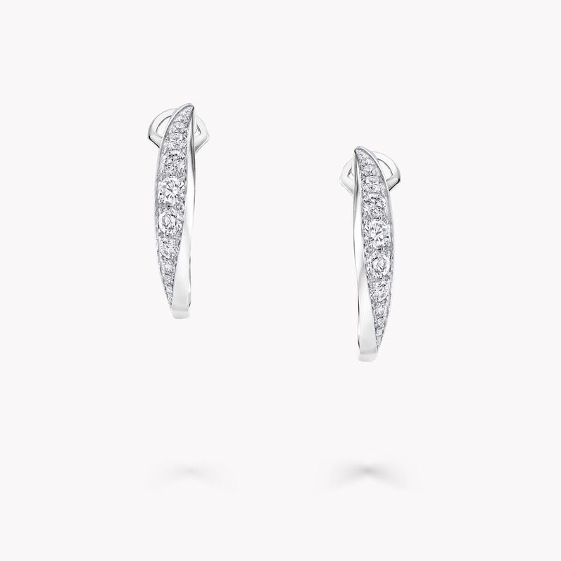 Spiral Diamond Earrings