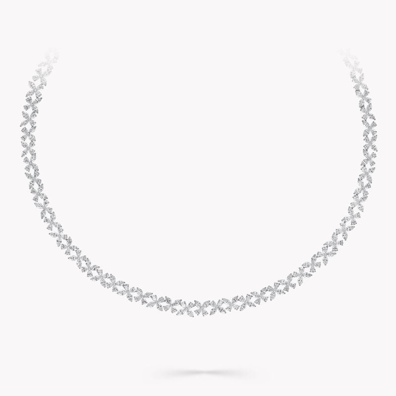 Classic Butterfly Diamond Necklace