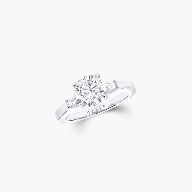 Promise Round Diamond Engagement Ring