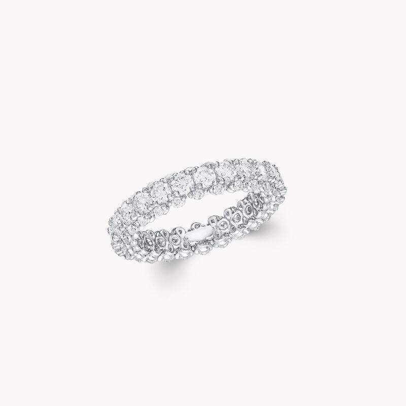 Triple Row Diamond Eternity Ring