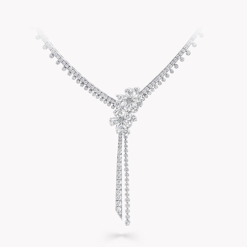 Carissa Diamond Drop Necklace