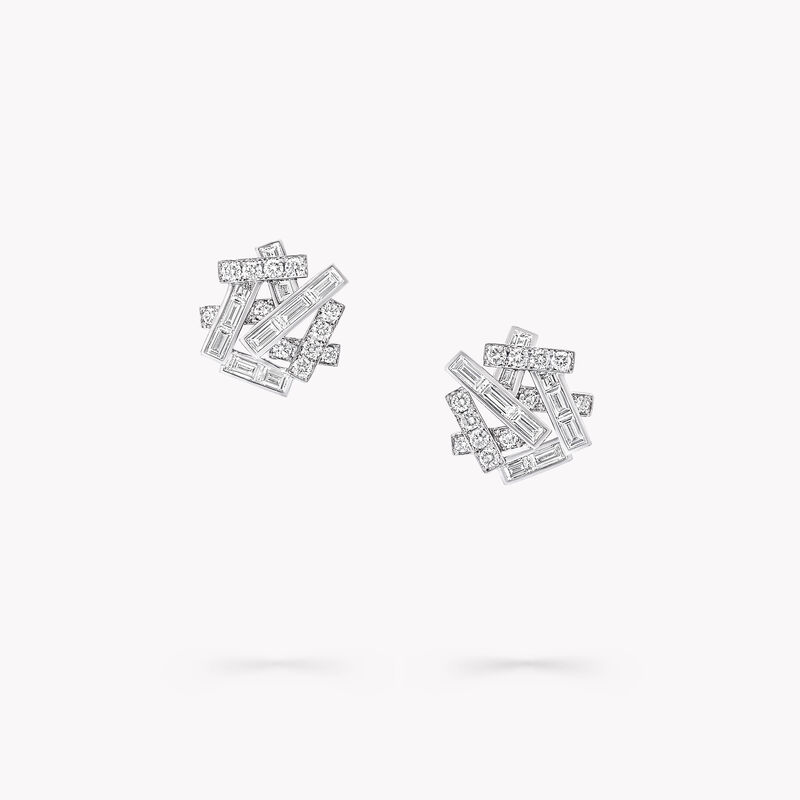 Threads鑽石耳釘