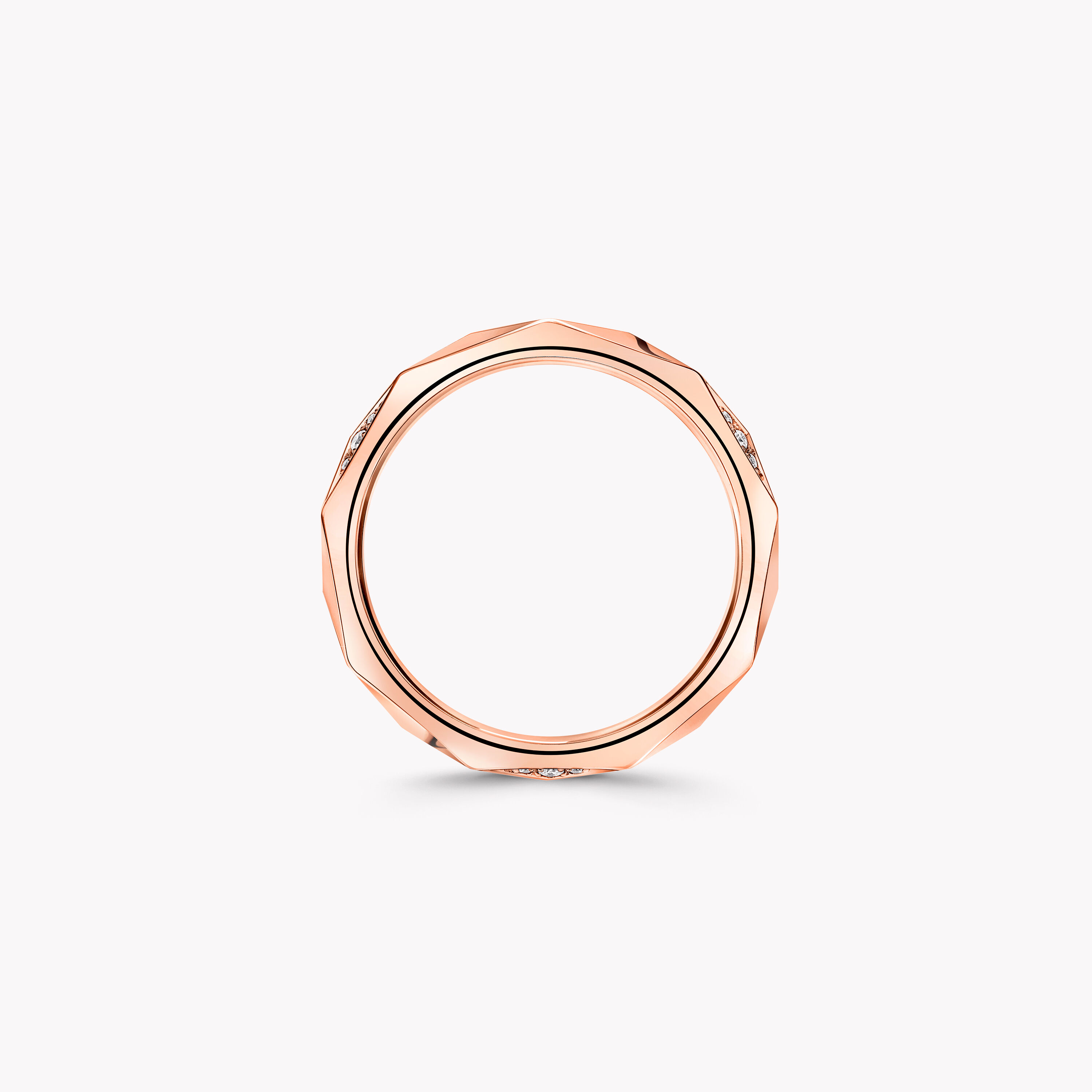 Laurence Graff Signature Faceted Diamond Band, - Graff