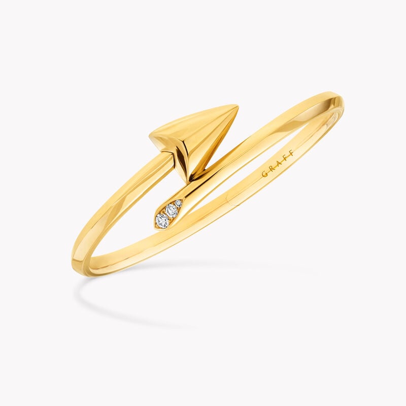 Follow Me Diamond Accent Bangle