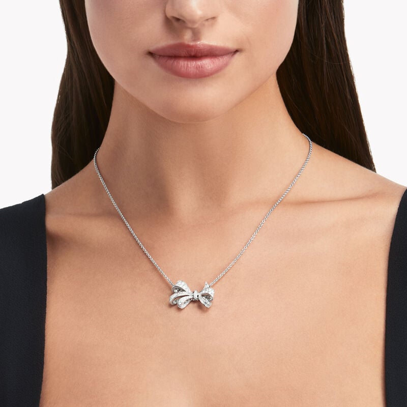 Tilda&rsquo;s Bow Classic Diamond Pendant