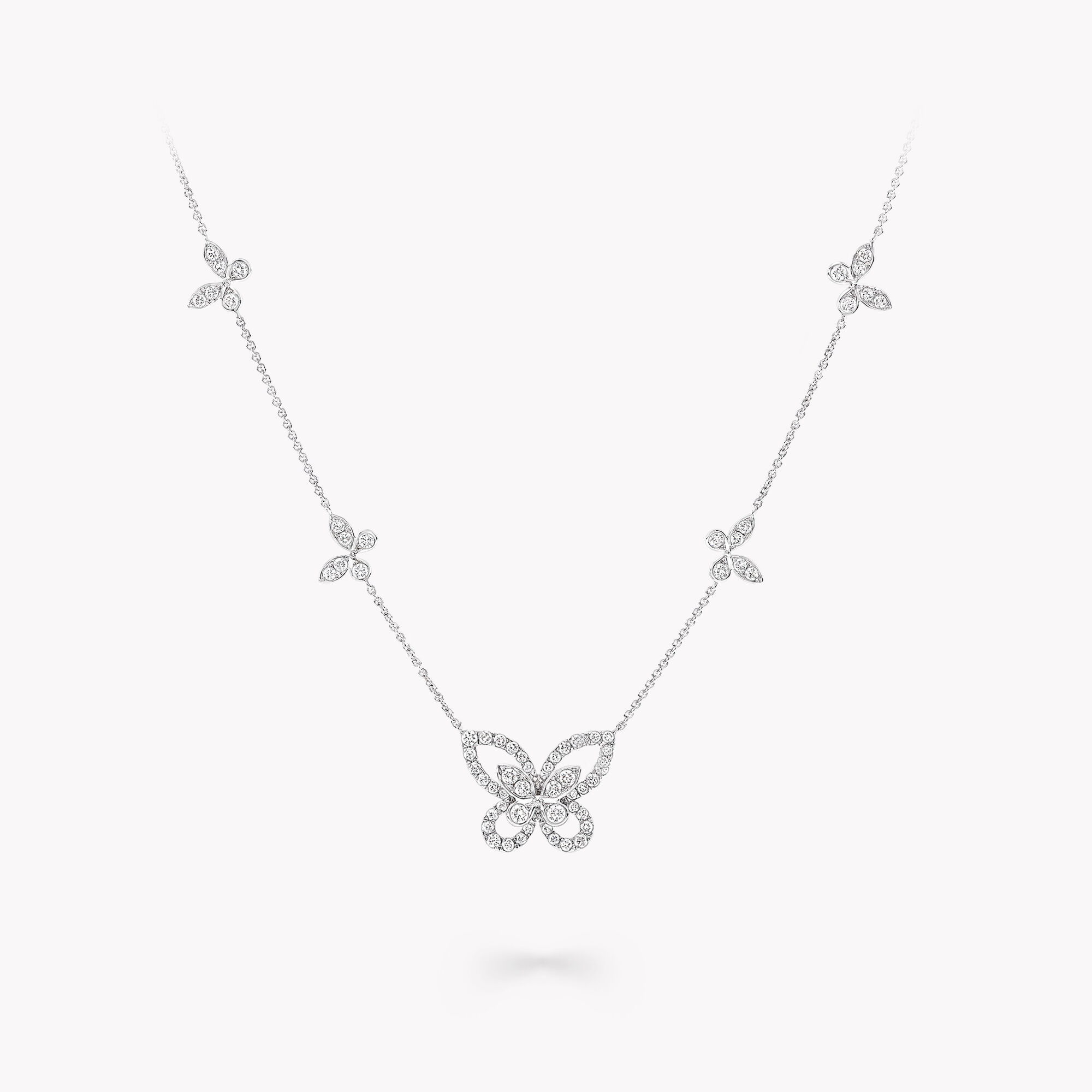 GRAFF Multi Butterfly Silhouette Diamond Pendant
