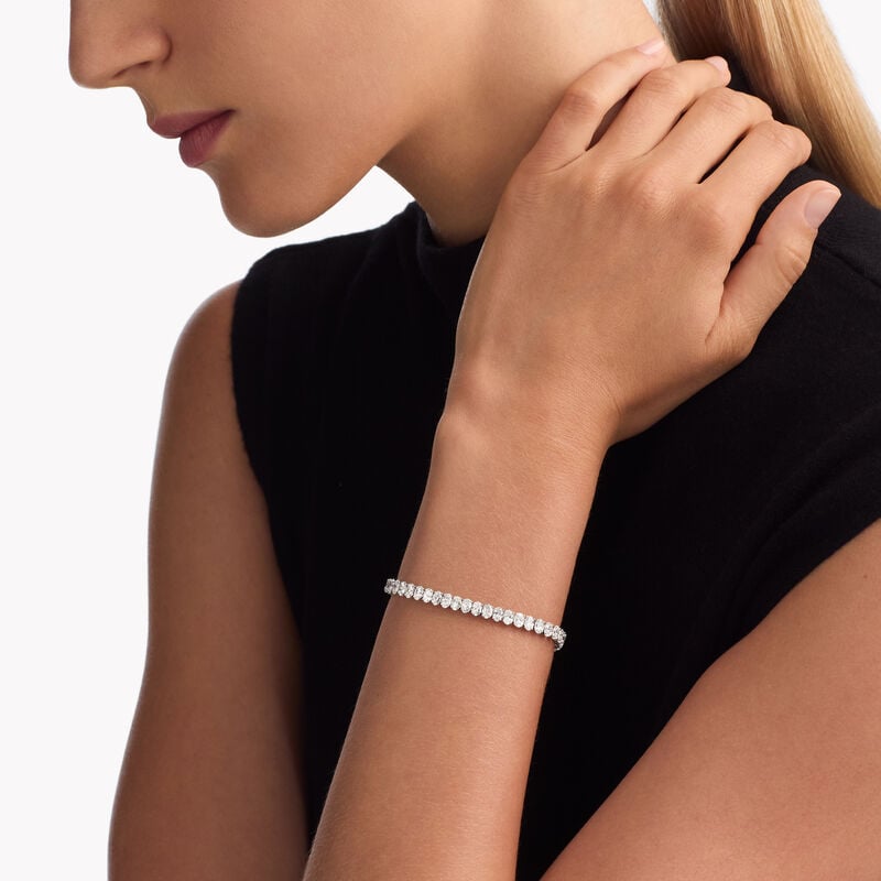 Oval Cut Diamond Bracelet