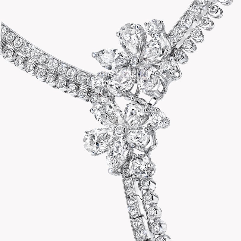 Carissa Diamond Drop Necklace