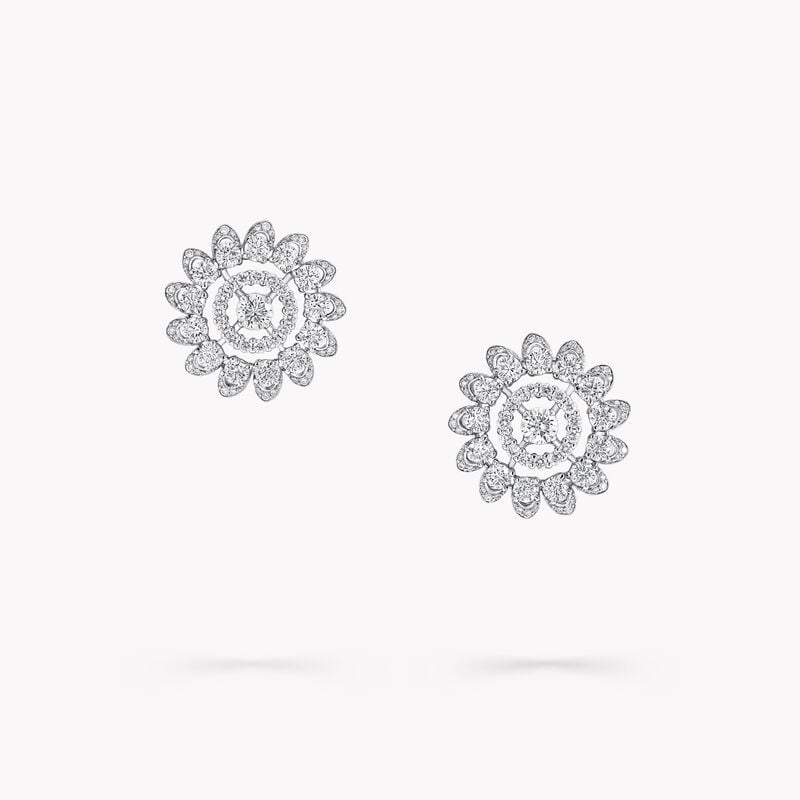 Graff Gateway Pav&eacute; Diamond Stud Earrings