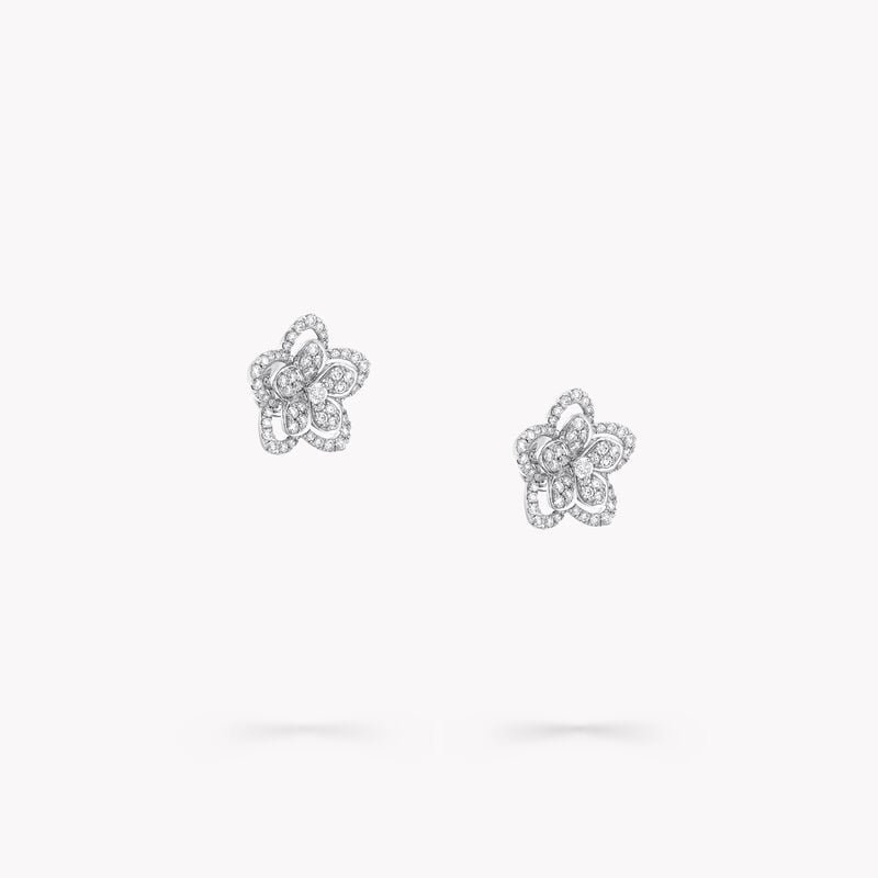 Wild Flower鑽石耳釘