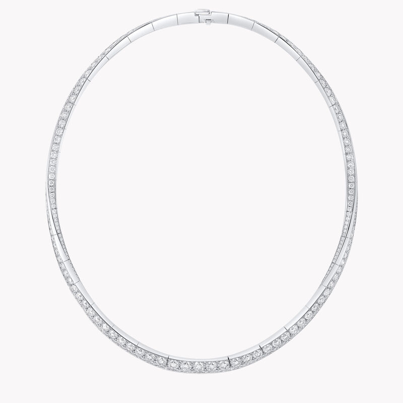 Spiral Diamond Necklace
