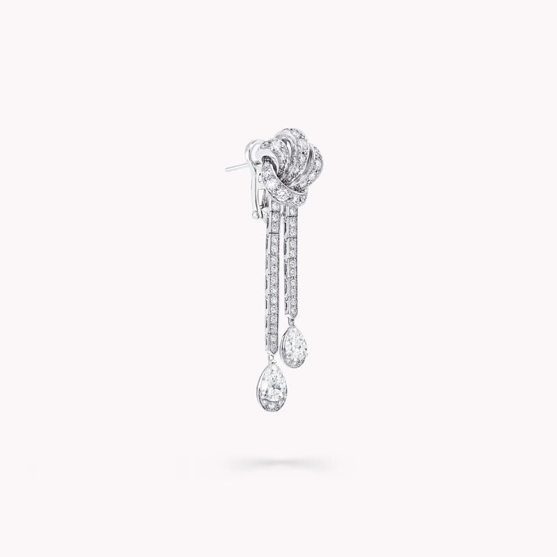Tilda&rsquo;s Bow Double Pav&eacute; Diamond Drop Earrings