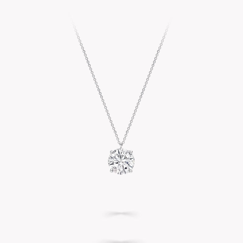 Round Diamond Pendant