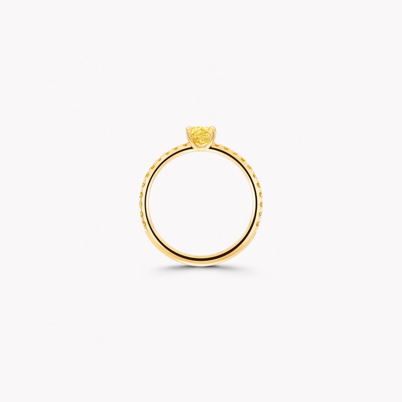 Foufou Radiant Yellow Diamond Ring