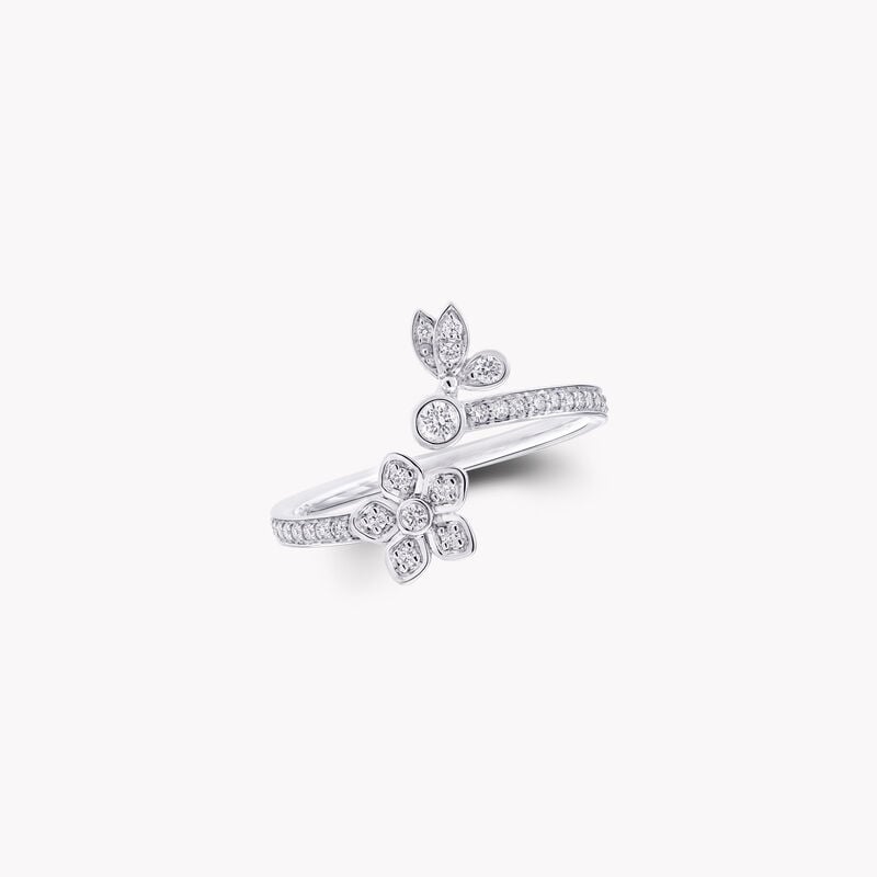 Butterfly Diamond Ring