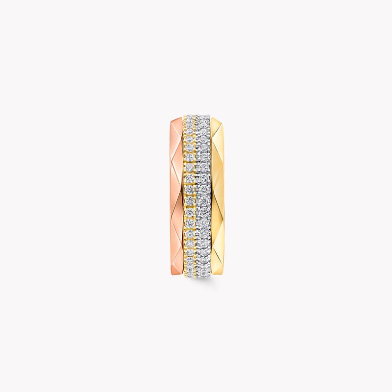 Laurence Graff Signature Four-Row Layered Diamond Ring