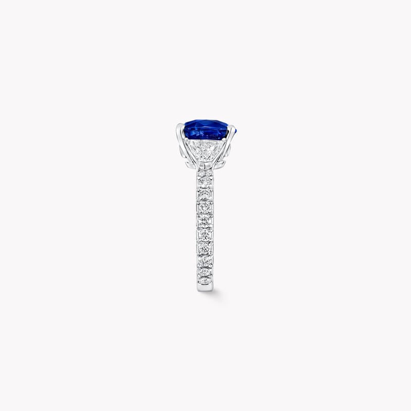 Promise Cushion Cut Sapphire High Jewellery Ring