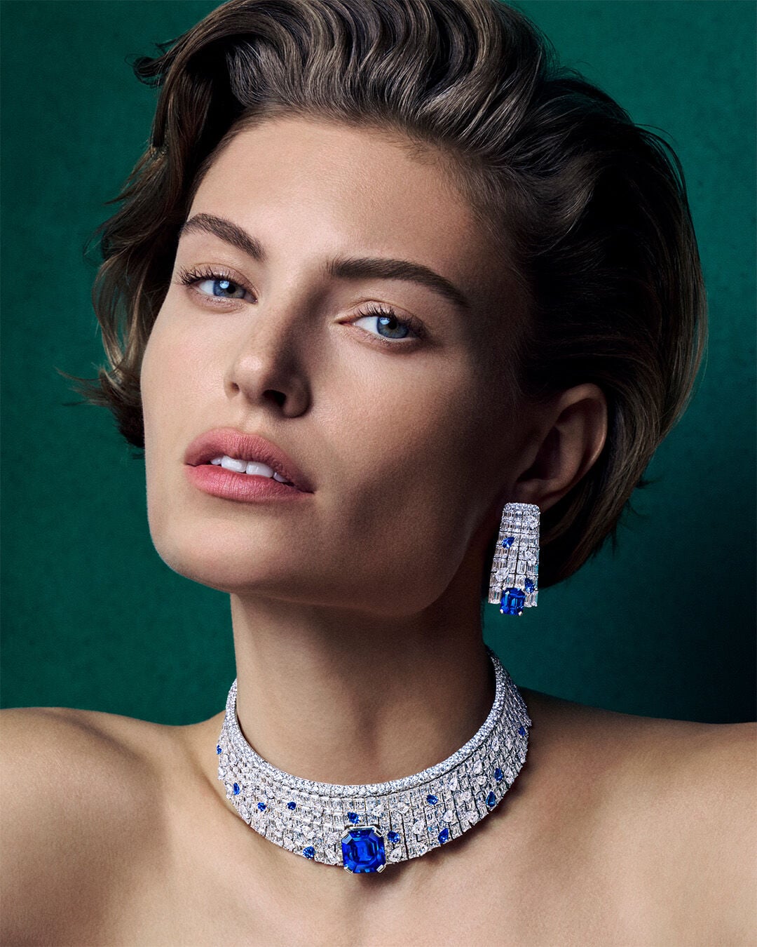 Image of Graff Sapphire and White Diamond High Jewellery Necklace