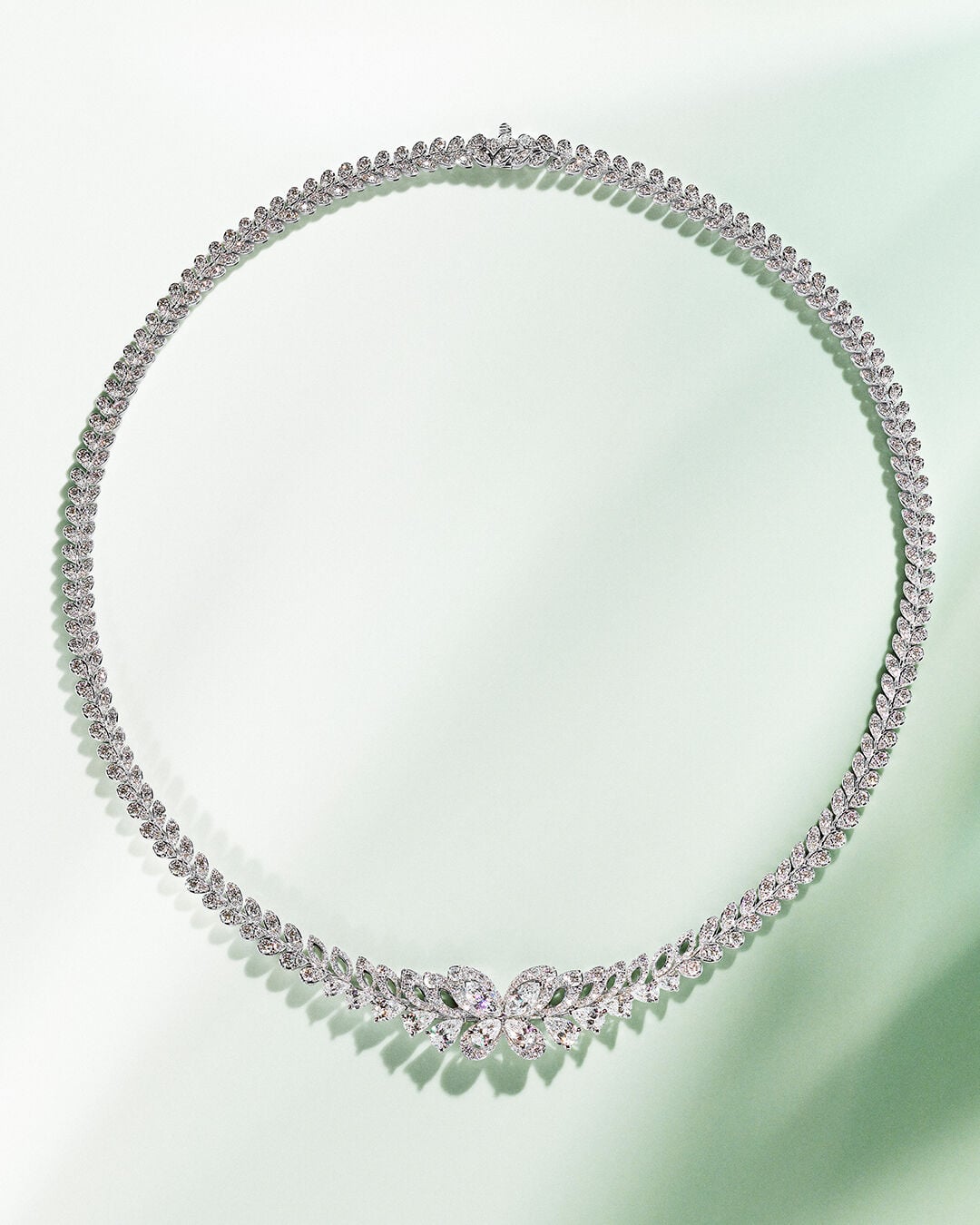 Image shows Graff Butterfly Diamond Necklace