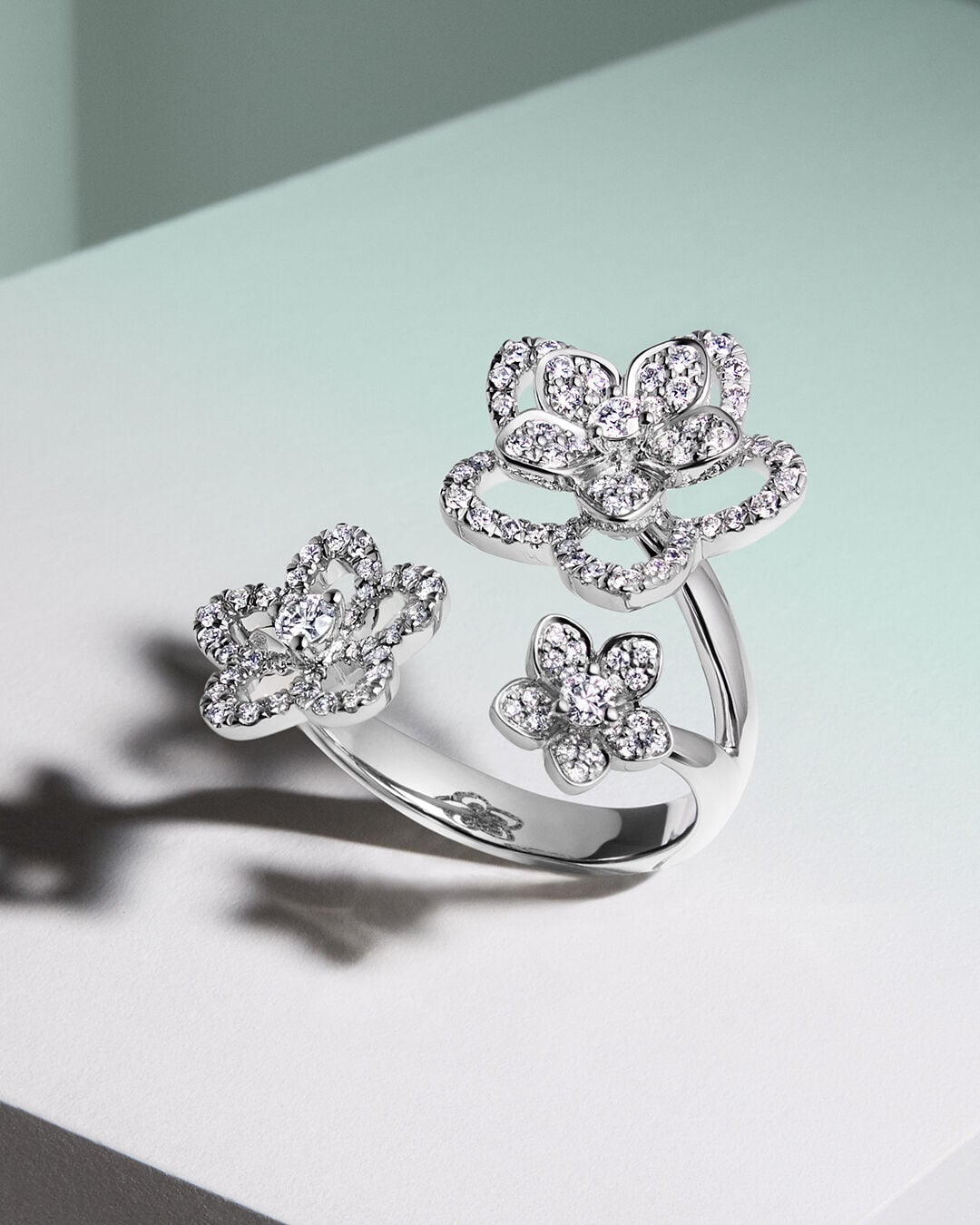 Image shows Graff Butterfly Necklace and Ring