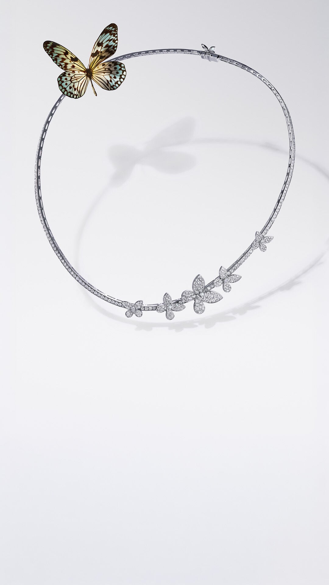 Image shows Graff Butterfly Necklace