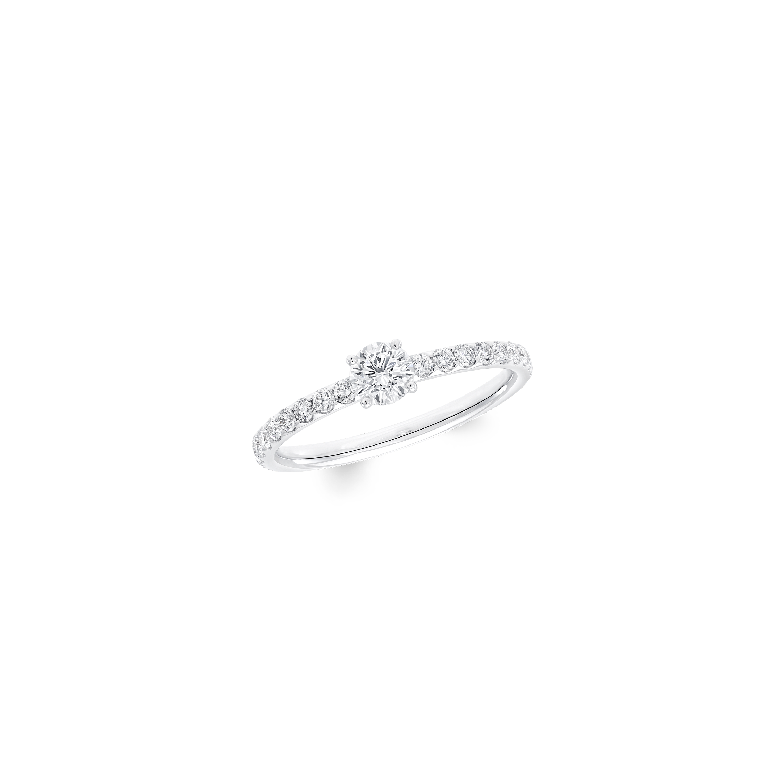 Foufou Round Brilliant Diamond Ring