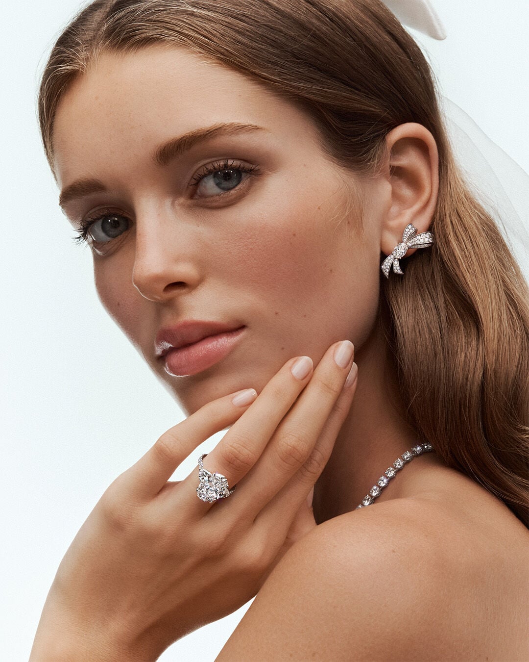 Rings - image shows model wearing Laurence Graff Signature rings
