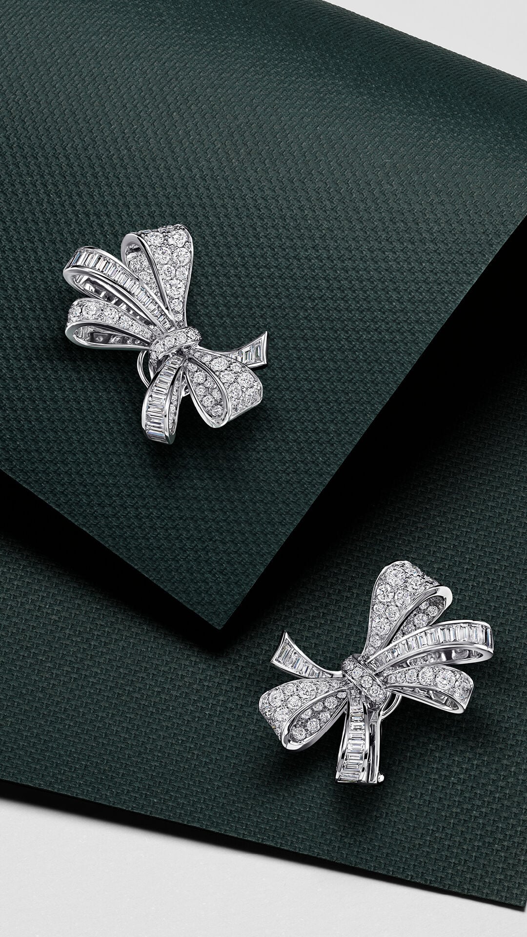 Image shows Graff Tilda's Bow earrings 