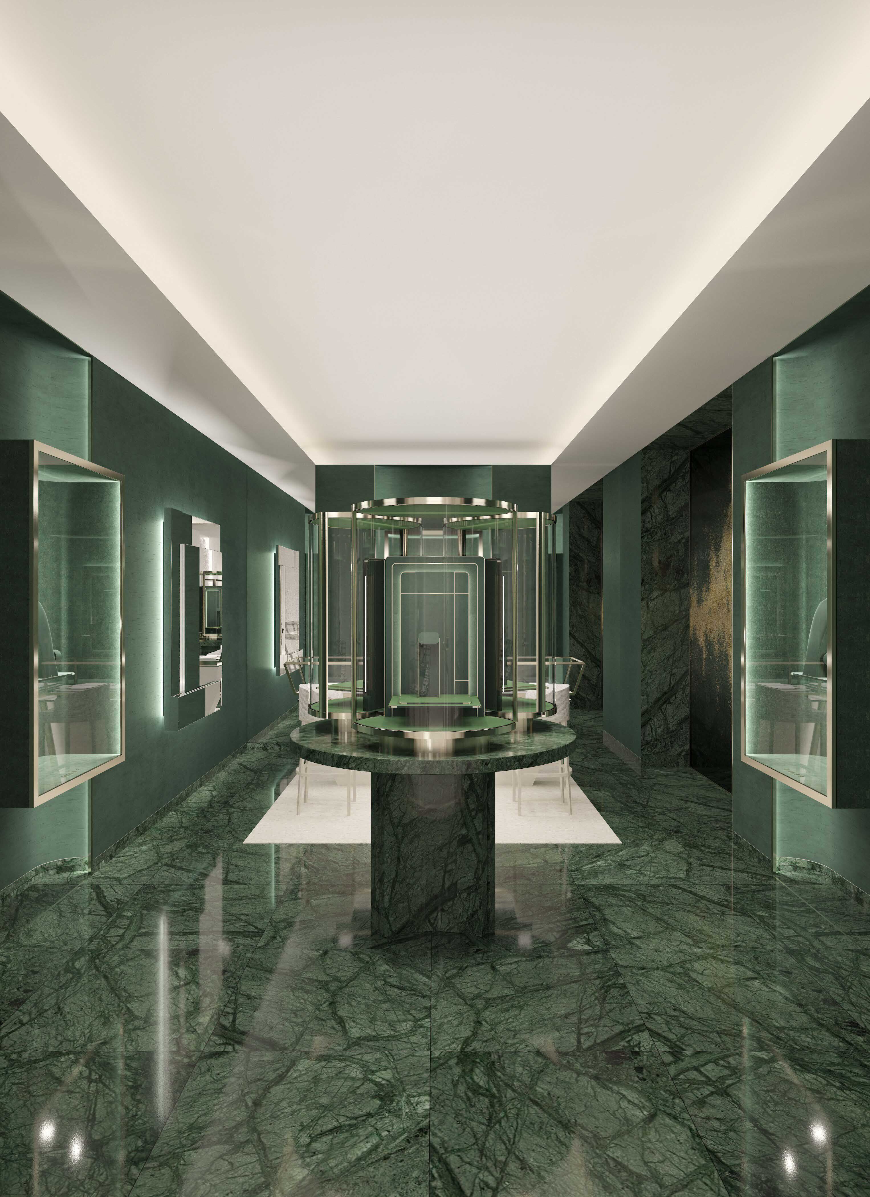 Osaka Shinsaibashi Japan store high jewellery room